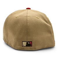 Boston Red Sox Khaki and Brown 1999 All Star Game Patch Grey UV New Era 59Fifty Fitted Hat