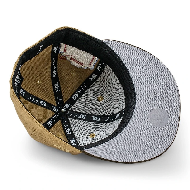 Boston Red Sox Khaki and Brown 1999 All Star Game Patch Grey UV New Era 59Fifty Fitted Hat