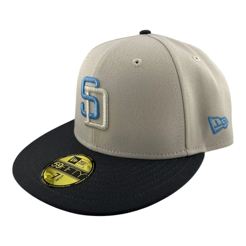 San Diego Padres Stone and Graphite 1992 ASG Patch Icy Blue UV New Era 59FIFTY Fitted Hat
