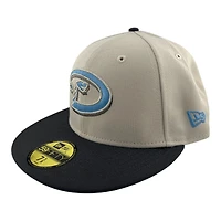 Arizona Diamondbacks Stone and Graphite 1998 Inaugural Season Patch Icy Blue UV New Era 59FIFTY Fitted Hat