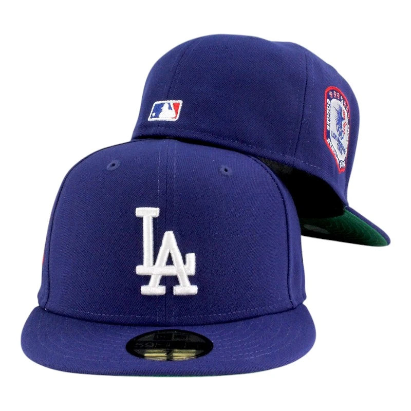 Los Angeles Dodgers Royal Blue "84 Olympic Pack" Green UV New Era 59FIFTY Fitted Hat
