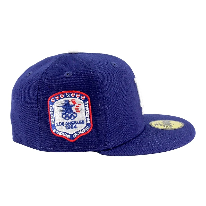 Los Angeles Dodgers Royal Blue "84 Olympic Pack" Green UV New Era 59FIFTY Fitted Hat