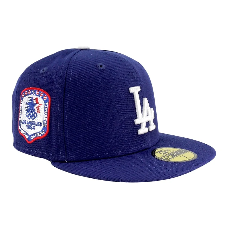 Los Angeles Dodgers Royal Blue "84 Olympic Pack" Green UV New Era 59FIFTY Fitted Hat