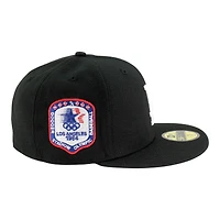 Los Angeles Dodgers Black "84 Olympic Pack" Green UV New Era 59FIFTY Fitted Hat