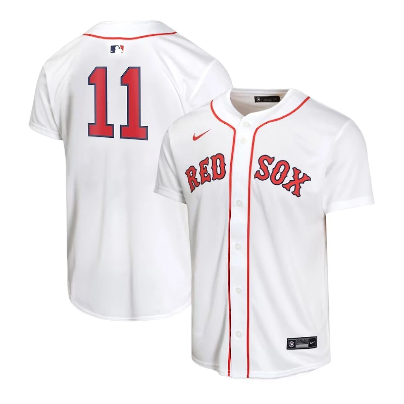 Youth Boston Red Sox Rafael Devers Nike White Home Jersey