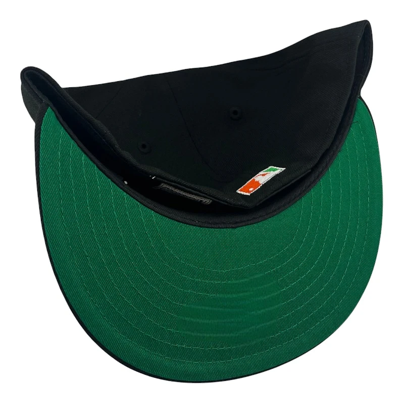 Baltimore Orioles Black and Orange So Fly 2.0 Pack 50th Anni Patch Green UV New Era 59FIFTY Fitted Hat