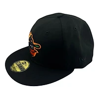 Baltimore Orioles Black and Orange So Fly 2.0 Pack 50th Anni Patch Green UV New Era 59FIFTY Fitted Hat