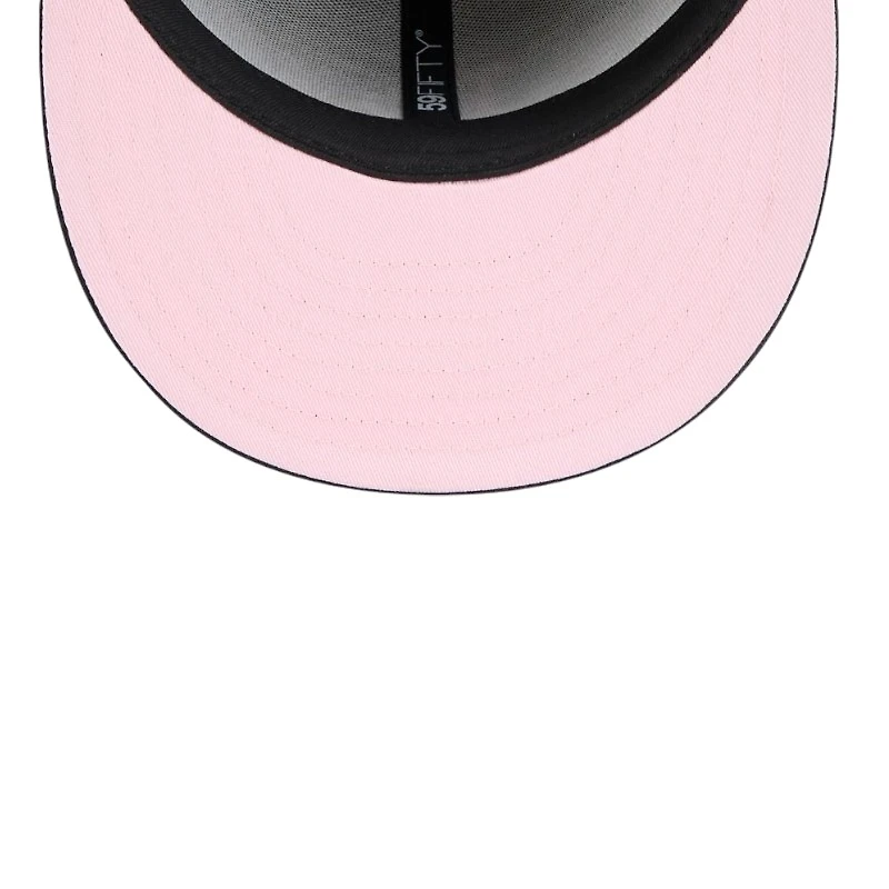 Los Angeles Dodgers Black and Pink Tonal Koi New Era 59FIFTY Fitted Hat