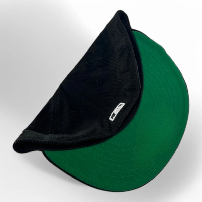 Los Angeles Dodgers Black Corduroy West Coast Classic Green UV New Era 59FIFTY Fitted Hat