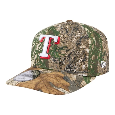 Texas Rangers Realtree Camo Grey UV New Era 9FIFTY A-Frame Snapback Hat