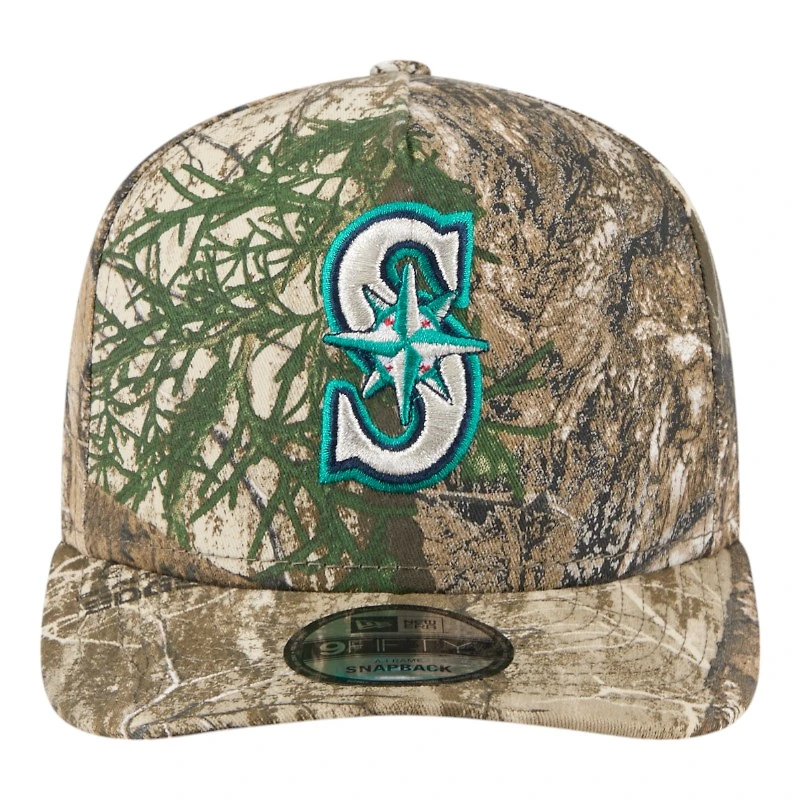 Seattle Mariners Realtree Camo Grey UV New Era 9FIFTY A-Frame Snapback Hat