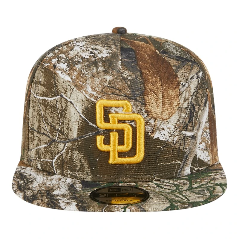 San Diego Padres Realtree Camo Grey UV New Era 9FIFTY A-Frame Snapback Hat