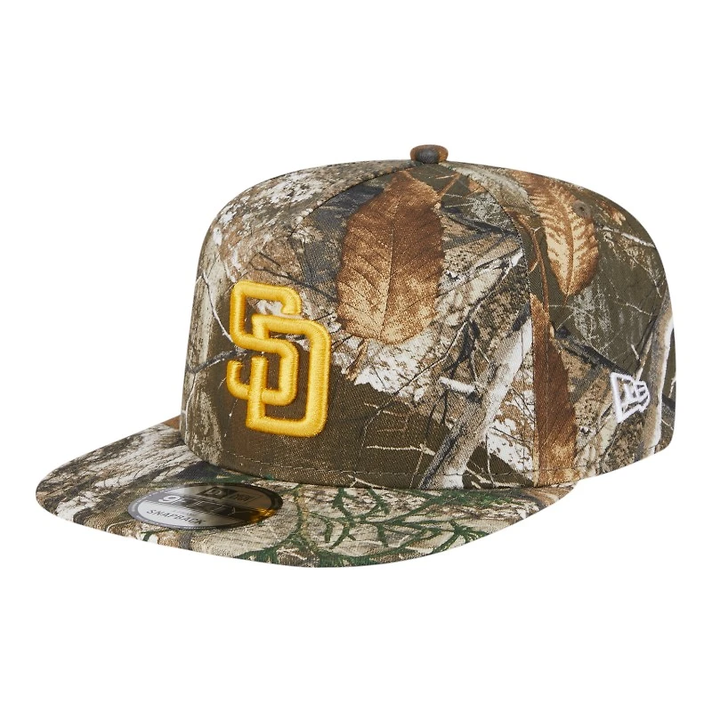 San Diego Padres Realtree Camo Grey UV New Era 9FIFTY A-Frame Snapback Hat