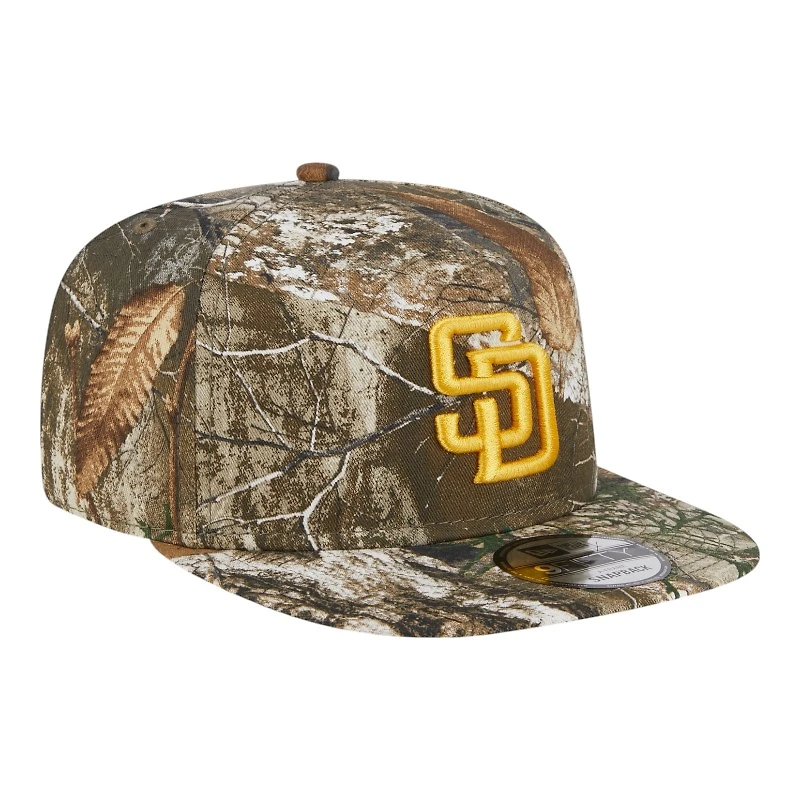 San Diego Padres Realtree Camo Grey UV New Era 9FIFTY A-Frame Snapback Hat