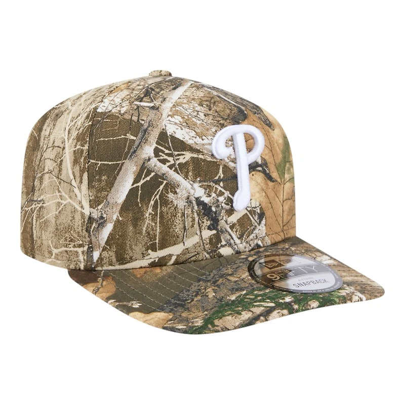 Philadelphia Phillies Realtree Camo Grey UV New Era 9FIFTY A-Frame Snapback Hat