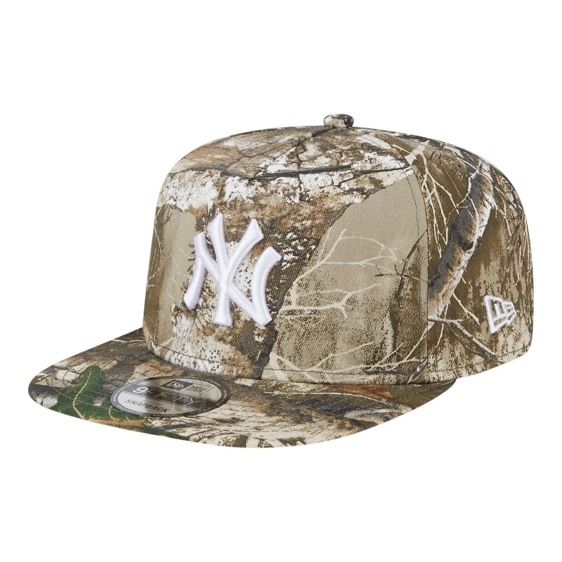 New York Yankees Realtree Camo Grey UV New Era 9FIFTY A-Frame Snapback Hat