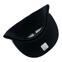 Youth Las Vegas Raiders Black and Gray Basic New Era 9FIFTY Snapback Hat