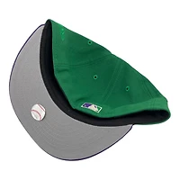Baltimore Orioles Kelly Green and Purple 1966 World Champions Patch Grey UV New Era 59FIFTY Fitted Hat