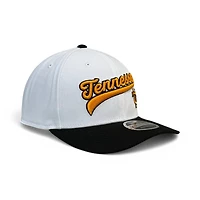Tennessee Volunteers White and Black Double Script New Era 9SEVENTY Adjustable Hat
