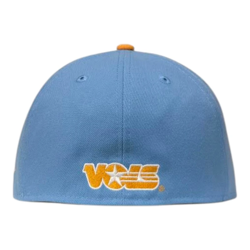 Tennessee Volunteers NCAA Blue and Orange Double Script New Era 59FIFTY Fitted Hat