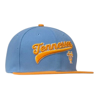 Tennessee Volunteers NCAA Blue and Orange Double Script New Era 59FIFTY Fitted Hat