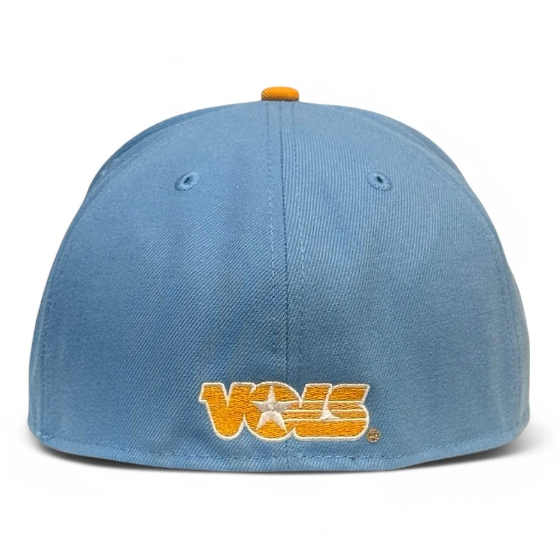 Tennessee Volunteers NCAA Blue and Orange Double Script New Era 59FIFTY Fitted Hat