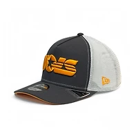 Tennessee Volunteers Graphite and White Trucker New Era 9FIFTY A-Frame Snapback Hat