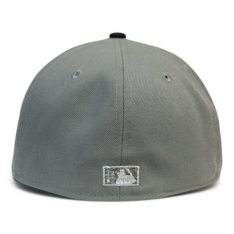 Milwaukee Brewers Gray and Black 35th Anni Patch Green UV New Era 59FIFTY Fitted Hat