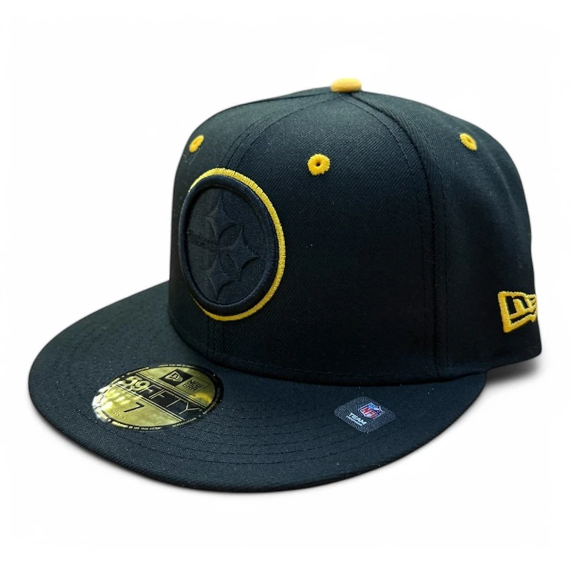 Pittsburgh Steelers Black and Yellow UV New Era 59FIFTY Fitted Hat