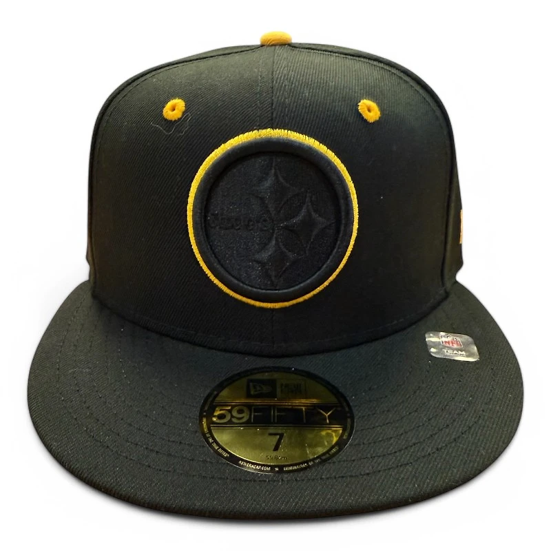 Pittsburgh Steelers Black and Yellow UV New Era 59FIFTY Fitted Hat