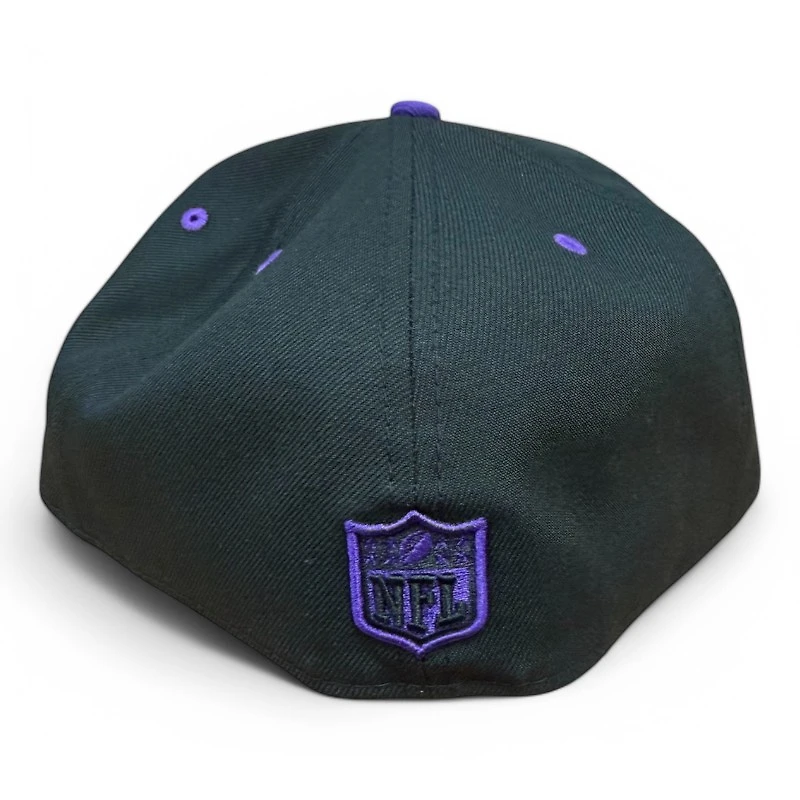 Minnesota Vikings Black and Purple UV New Era 59FIFTY Fitted Hat