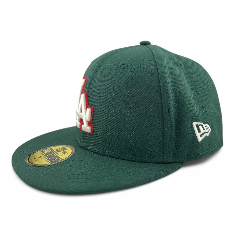 Los Angeles Dodgers Green "Sweet Berry" 50th Anniversary Gray UV New Era 59FIFTY Fitted Hat