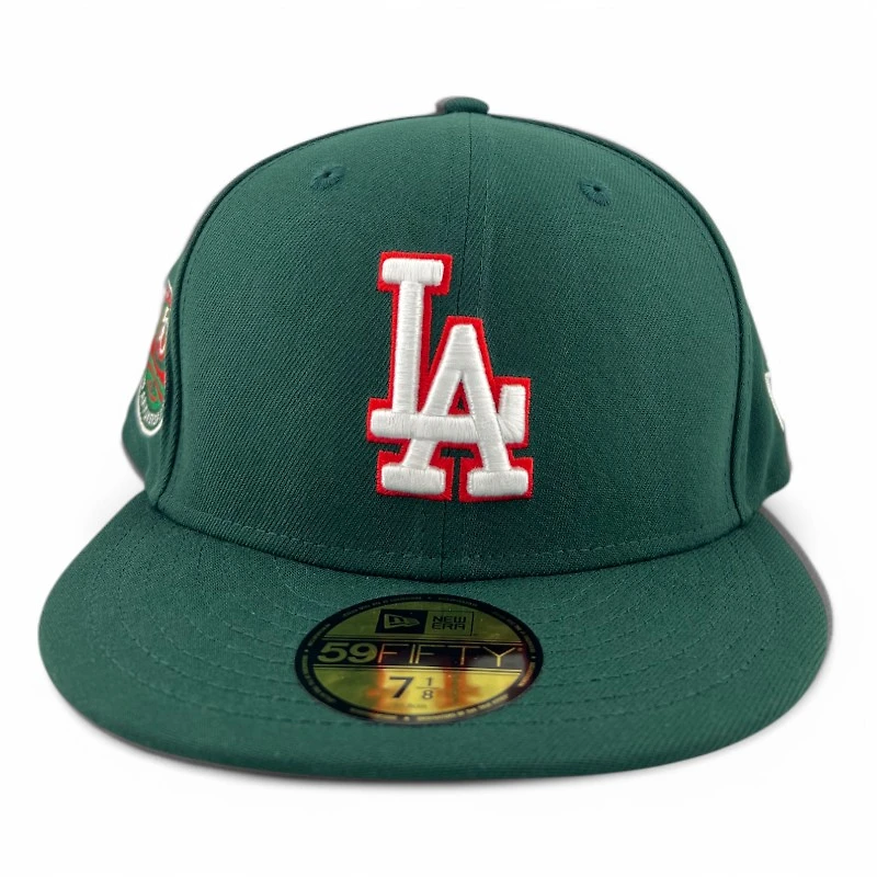 Los Angeles Dodgers Green "Sweet Berry" 50th Anniversary Gray UV New Era 59FIFTY Fitted Hat