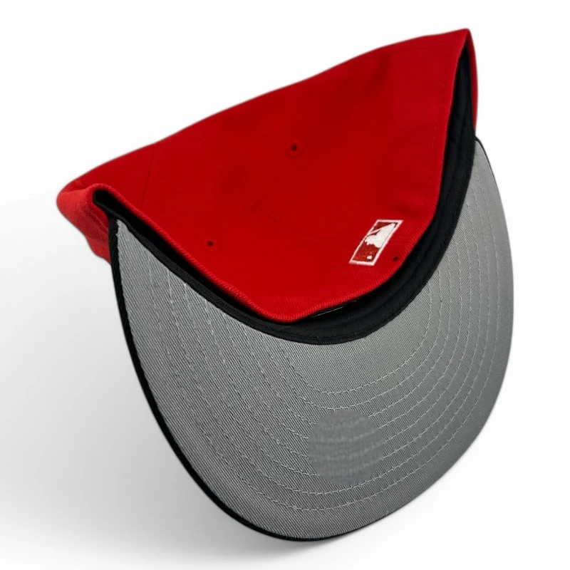 St. Louis Cardinals Red and Black Sportsman Park Patch Gray UV New Era 59FIFTY Fitted Hat