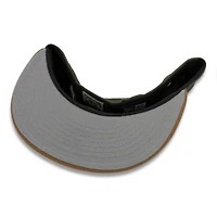 Kansas City Athletics Olive and Light Bronze 100 Seasons Patch Gray UV New Era 59FIFTY Fitted Hat