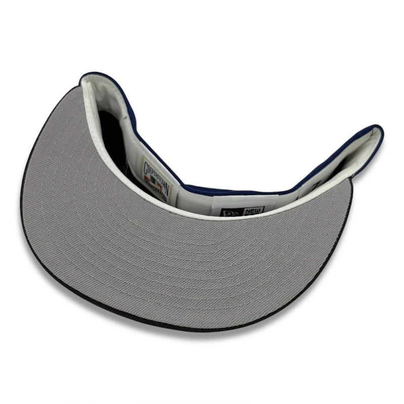 New York Yankees Dark Royal Blue and Black 1921 WS Patch Gray UV Era 59FIFTY Fitted Hat