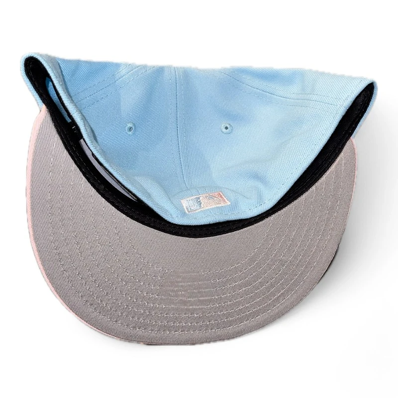 Montreal Expos Pink and Blue Doscientos Gray UV New Era 59FIFTY Fitted Hat