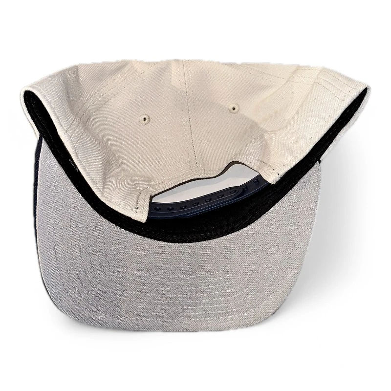 New York Cubans Stone and Black Negro League Patch Gray UV New Era A-Frame Snapback Hat