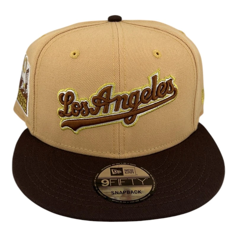 Los Angeles Dodgers 2T Candied Pecan 60th Stadium Patch New Era 9FIFTY Snapback Hat