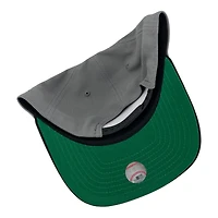 Los Angeles Dodgers Storm Gray and Black 100th Anniv Patch New Era 9FIFTY A-Frame Snapback Hat