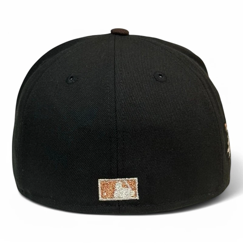 Texas Rangers Black and Brown 1995 ASG Patch Green UV New Era 59FIFTY Fitted Hat