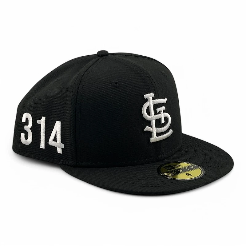St. Louis Cardinals and White 314 Logo Patch UV New Era 59FIFTY Fitted Hat