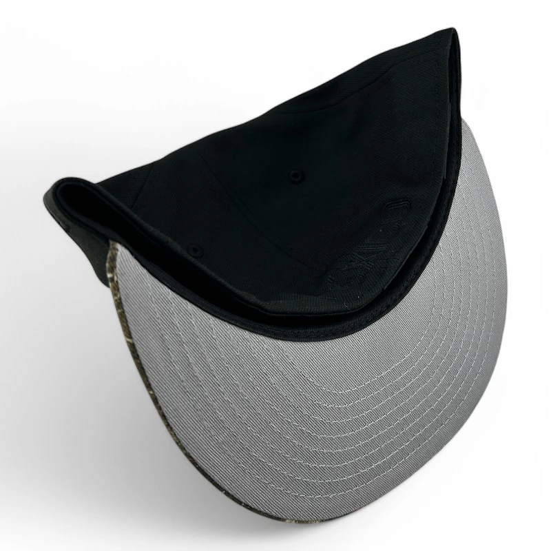 Mexico Black and Realtree Camo Flag Patch Gray UV New Era 59FIFTY Fitted Hat