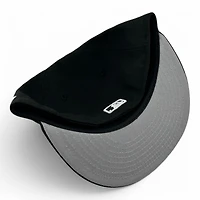 Kids New York Yankees White on Black Gray UV Era 59FIFTY Fitted Hat