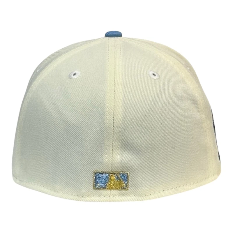 Tampa Bay Rays Chrome and Brown Tropicana Field Patch Gray UV New Era 59FIFTY Fitted Hat