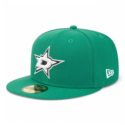Dallas Stars Green Team Basic NHL New Era 59FIFTY Fitted Hat
