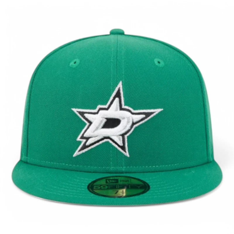 Dallas Stars Green Team Basic NHL New Era 59FIFTY Fitted Hat