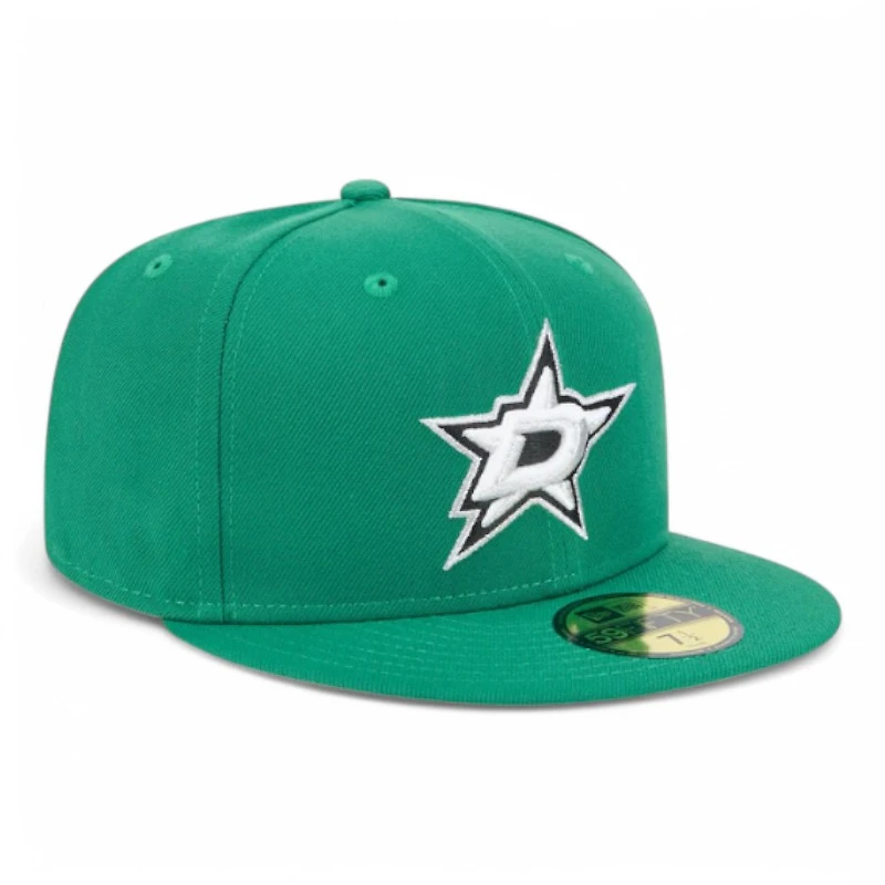 Dallas Stars Green Team Basic NHL New Era 59FIFTY Fitted Hat