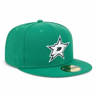 Dallas Stars Green Team Basic NHL New Era 59FIFTY Fitted Hat