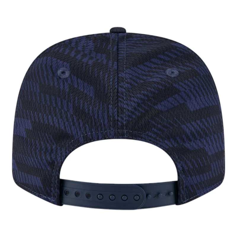 Seattle Mariners Navy Trident 2025 Clubhouse New Era 9SEVENTY Stretch Snapback Hat